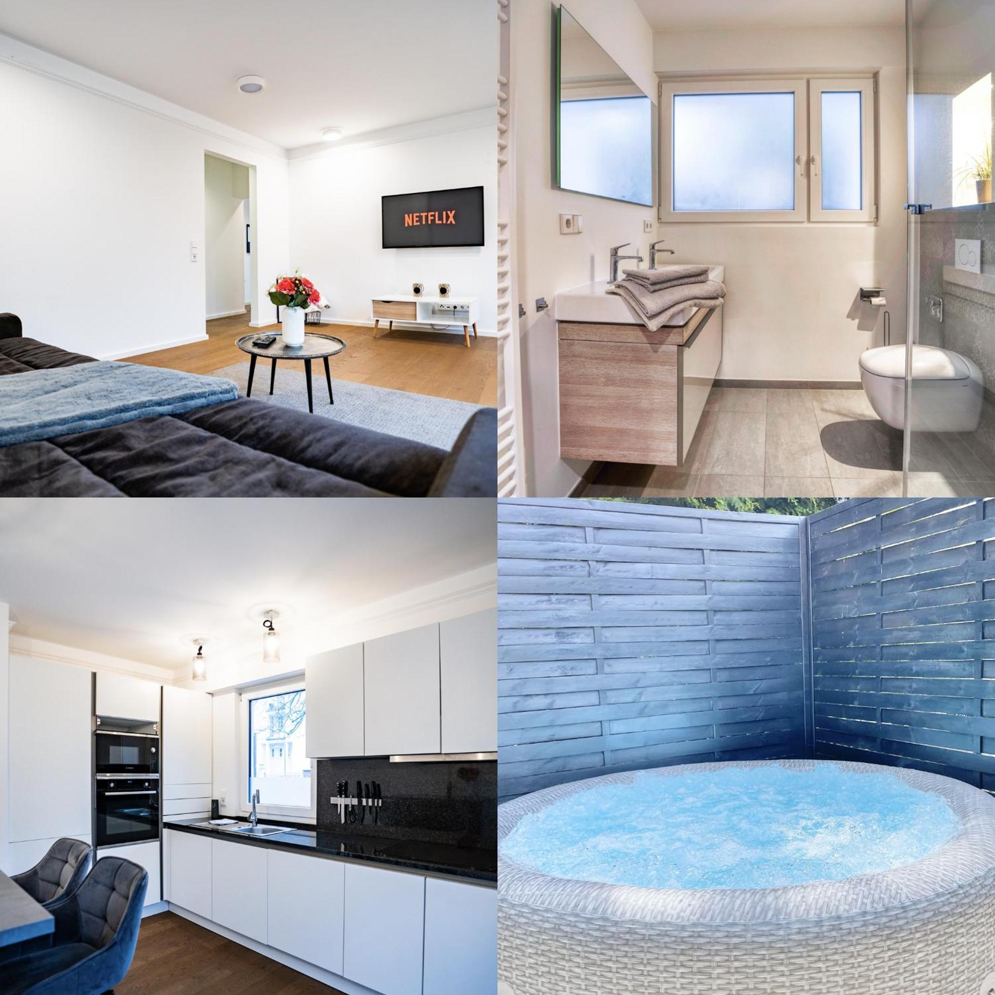 Apartament Whirlpool - Zentral - Designloft Mit Xxl Terrasse Wiesbaden Zewnętrze zdjęcie